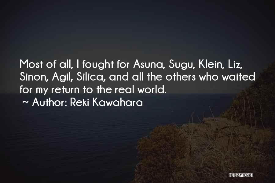 Asuna Quotes By Reki Kawahara