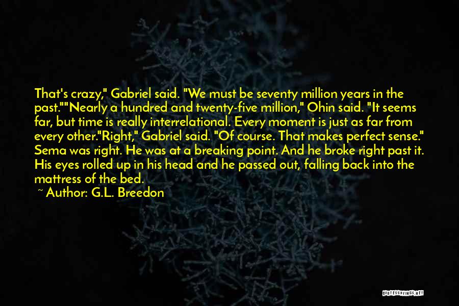 At A Breaking Point Quotes By G.L. Breedon