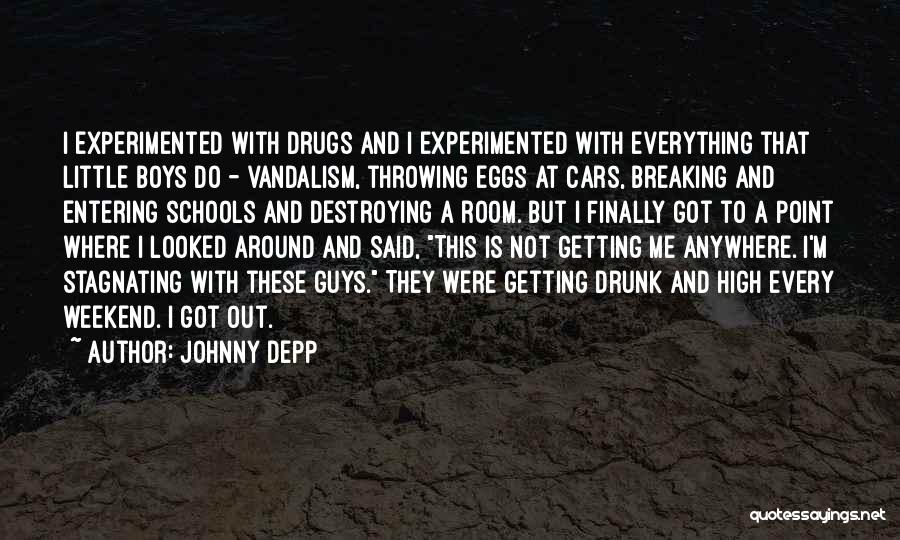 At A Breaking Point Quotes By Johnny Depp