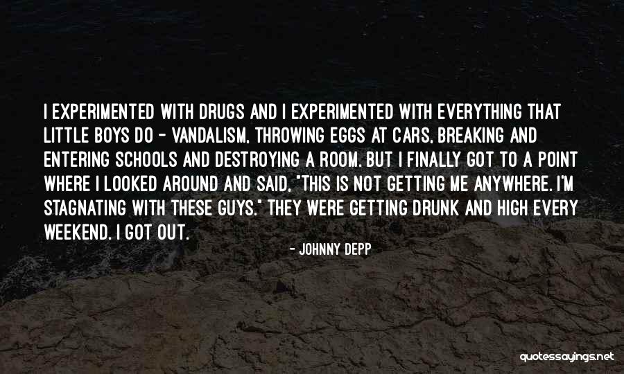 At A Breaking Point Quotes By Johnny Depp