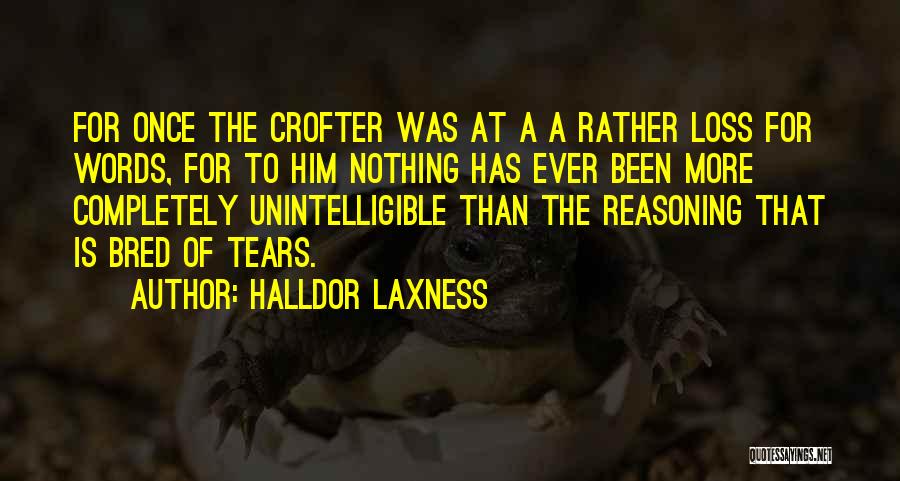 At A Loss For Words Quotes By Halldor Laxness