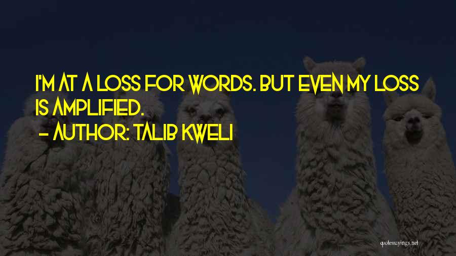 At A Loss For Words Quotes By Talib Kweli