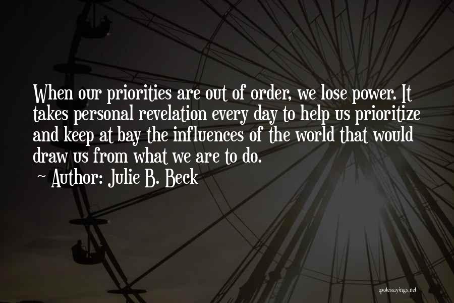 At Bay Quotes By Julie B. Beck