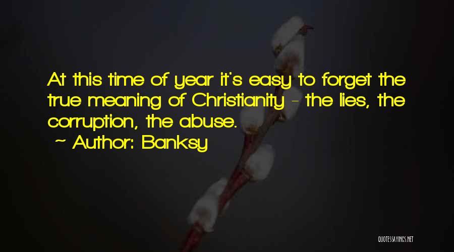 At Christmas Time Quotes By Banksy