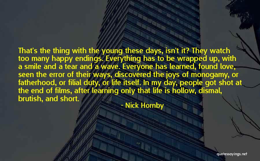 At Day's End Quotes By Nick Hornby