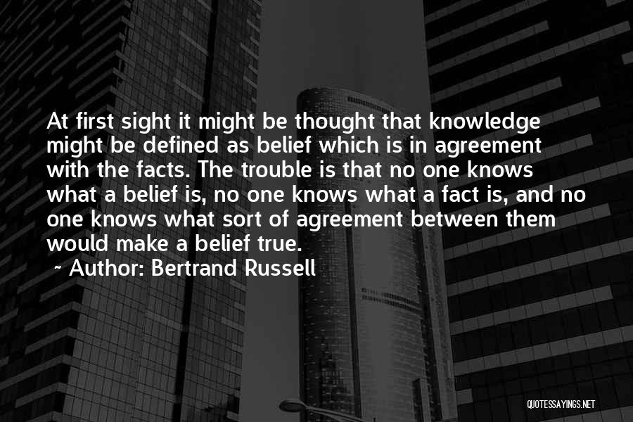 At First Sight Quotes By Bertrand Russell