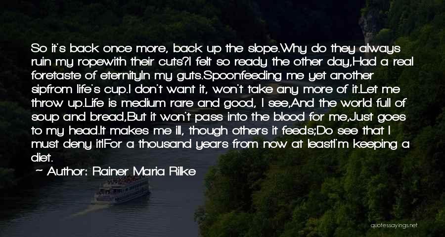 At Least I'm Real Quotes By Rainer Maria Rilke