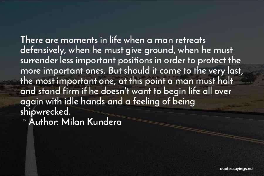 At One Point Quotes By Milan Kundera