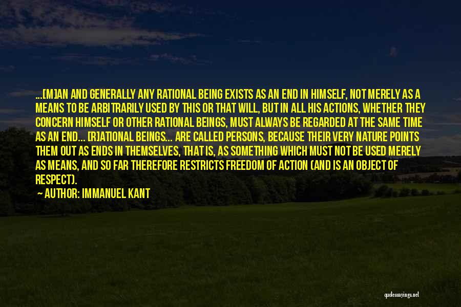 At The End They Are All The Same Quotes By Immanuel Kant