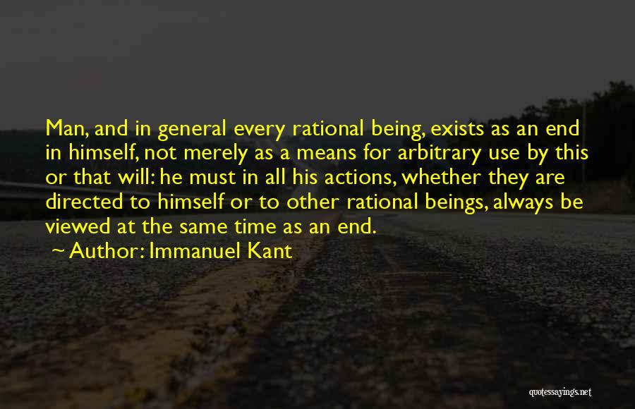 At The End They Are All The Same Quotes By Immanuel Kant