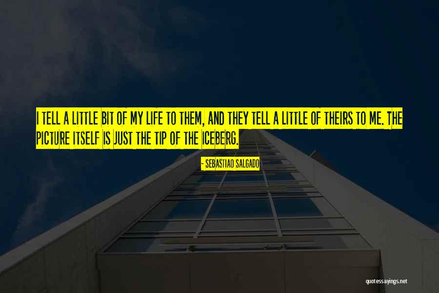 At The Tip Of The Iceberg Quotes By Sebastiao Salgado At The Tip Of The Iceberg Quotes By Sebastiao Salgado