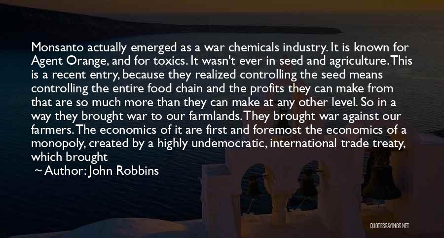 At War Quotes By John Robbins