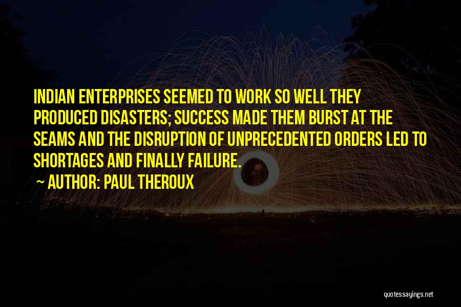 At Work Quotes By Paul Theroux