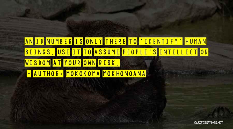 At Your Own Risk Quotes By Mokokoma Mokhonoana