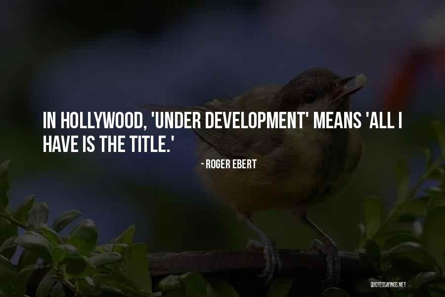 Atacurile Quotes By Roger Ebert