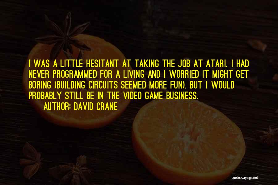 Atari Quotes By David Crane
