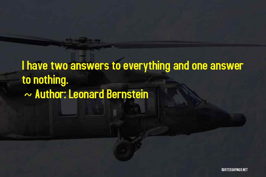 Atasoy Otomotiv Quotes By Leonard Bernstein