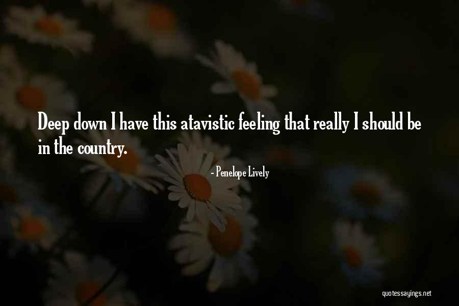 Atavistic Quotes By Penelope Lively