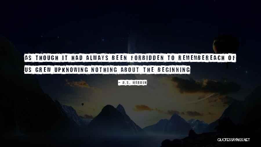 Atdotmantas Quotes By W.S. Merwin Atdotmantas Quotes By W.S. Merwin