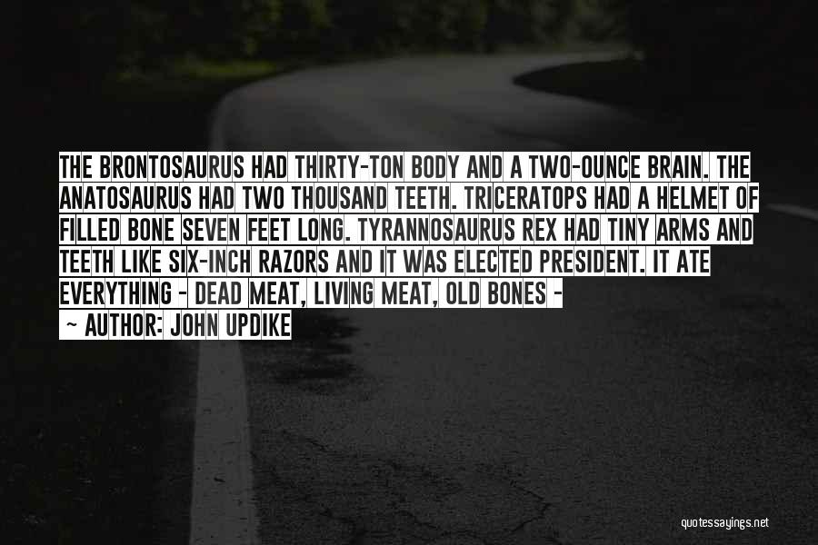 Ate Quotes By John Updike