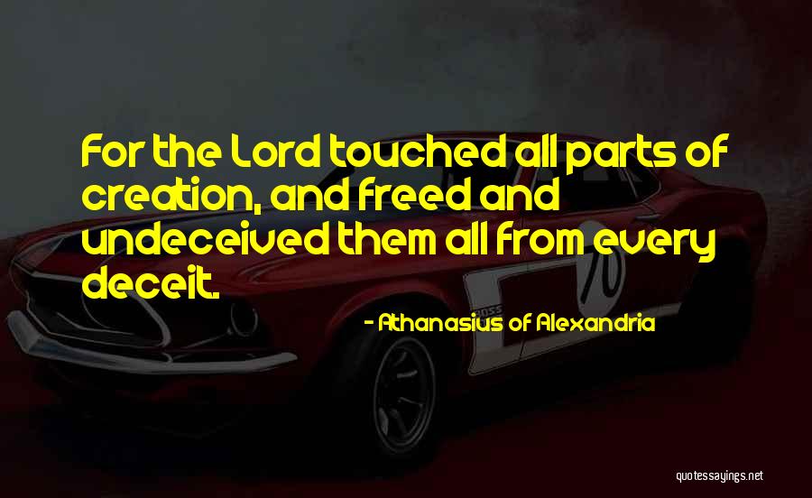 Athanasius On The Incarnation Quotes By Athanasius Of Alexandria