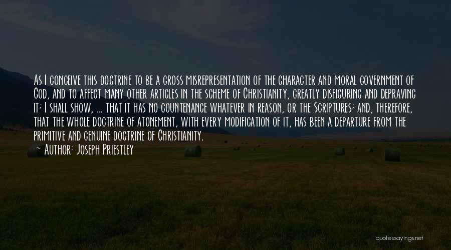 Atheism And Christianity Quotes By Joseph Priestley