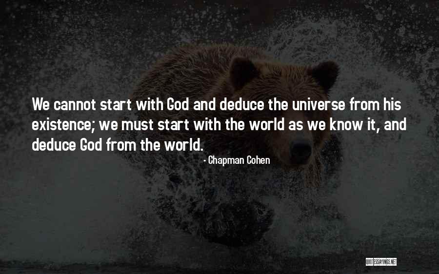 Atheism And God Quotes By Chapman Cohen Atheism And God Quotes By Chapman Cohen