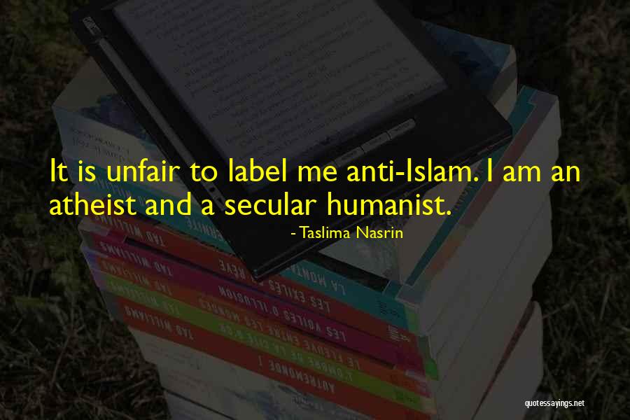 Atheist Anti Quotes By Taslima Nasrin