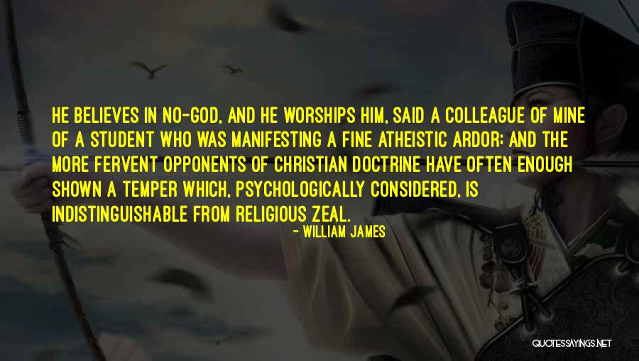Atheistic Quotes By William James Atheistic Quotes By William James