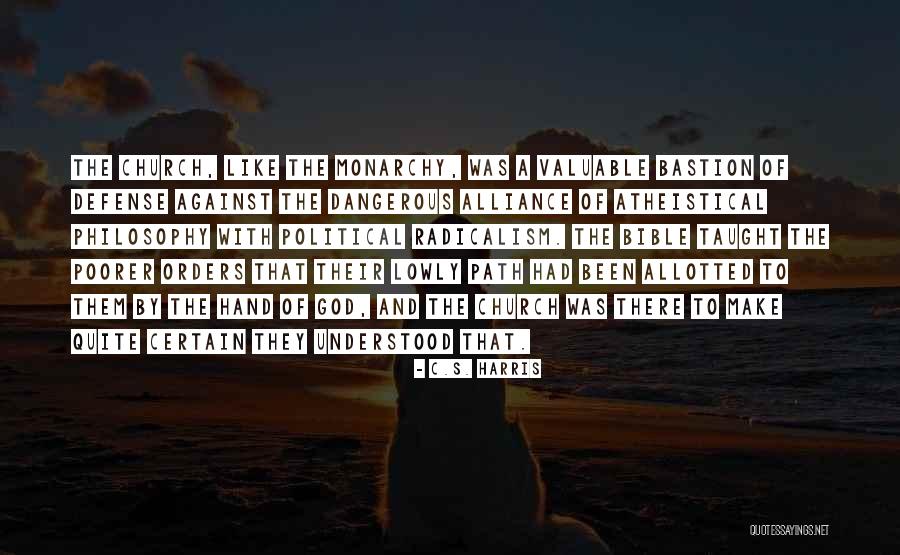 Atheistical Quotes By C.S. Harris Atheistical Quotes By C.S. Harris