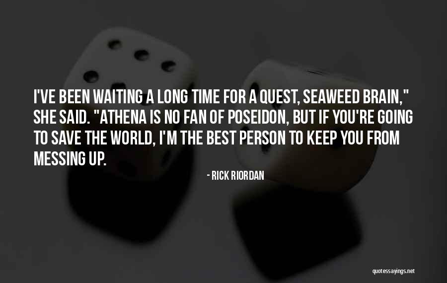 Athena And Poseidon Quotes By Rick Riordan Athena And Poseidon Quotes By Rick Riordan