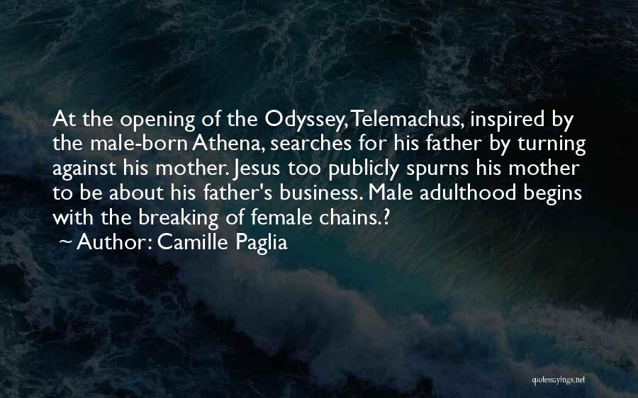 Athena And Telemachus Quotes By Camille Paglia