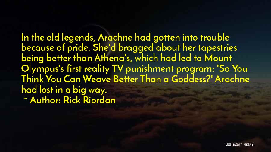 Athena Goddess Quotes By Rick Riordan