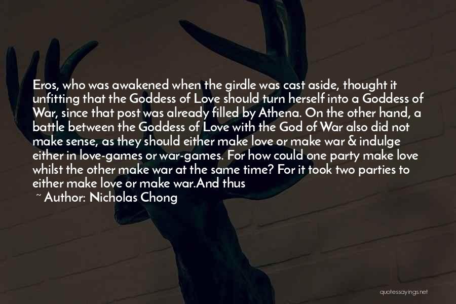 Athena Mythology Quotes By Nicholas Chong