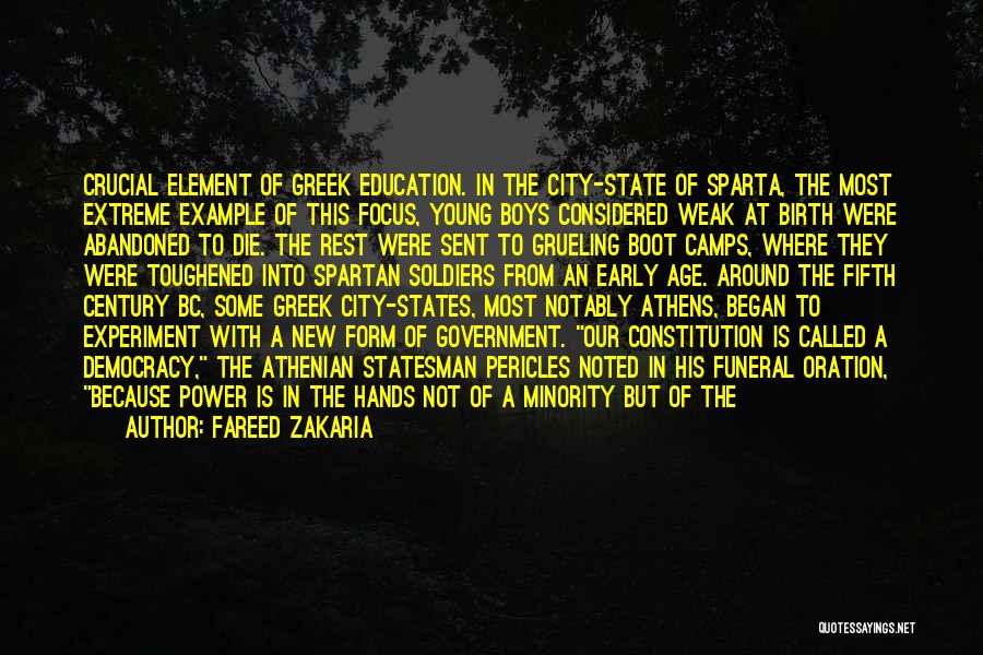 Athenian Democracy Quotes By Fareed Zakaria