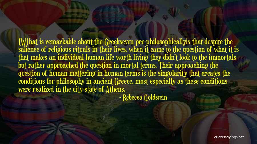 Athens Greece Quotes By Rebecca Goldstein Athens Greece Quotes By Rebecca Goldstein