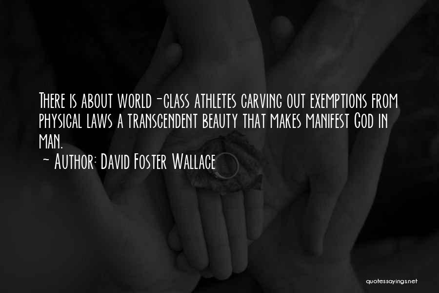 Athletes And God Quotes By David Foster Wallace