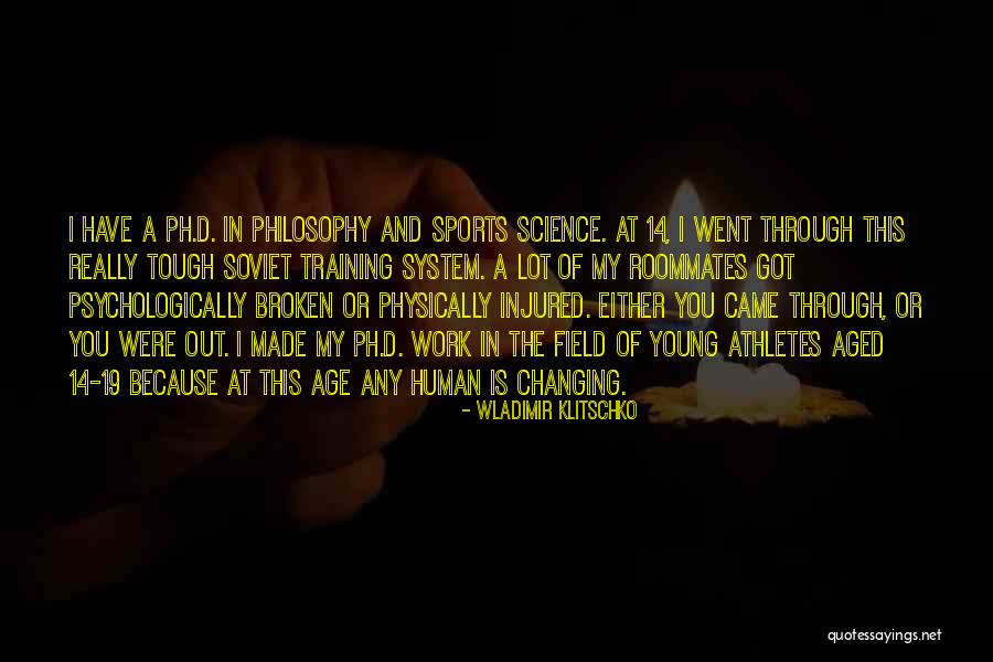Athletes Training Quotes By Wladimir Klitschko Athletes Training Quotes By Wladimir Klitschko