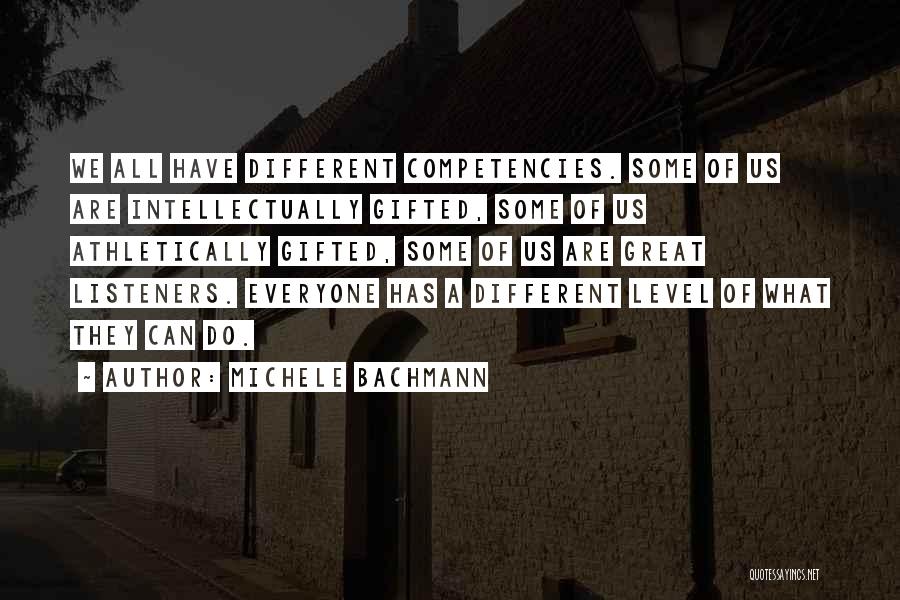 Athletically Quotes By Michele Bachmann