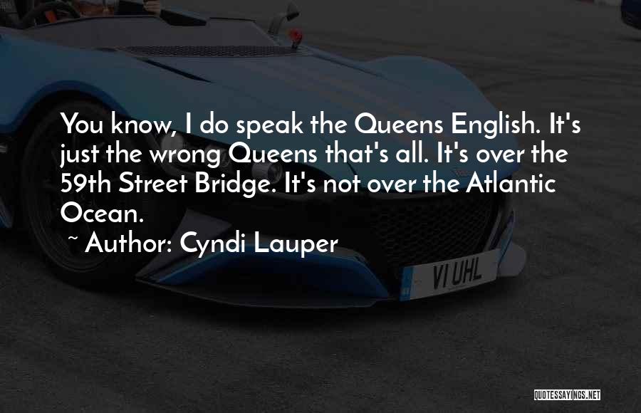 Atlantic Quotes By Cyndi Lauper