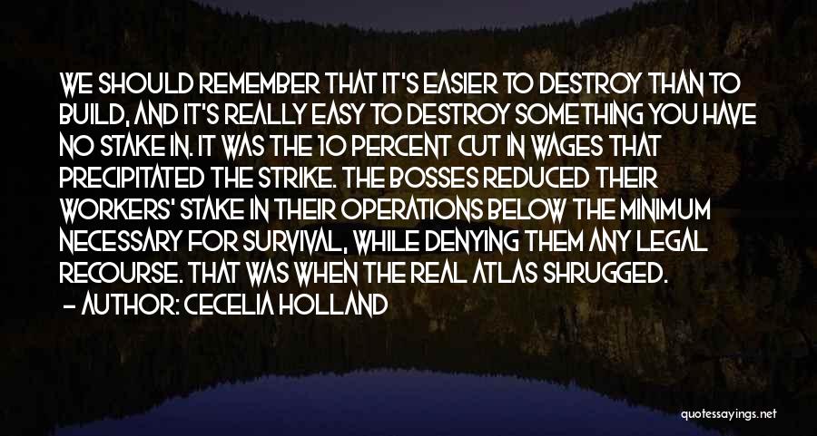 Atlas Shrugged Quotes By Cecelia Holland