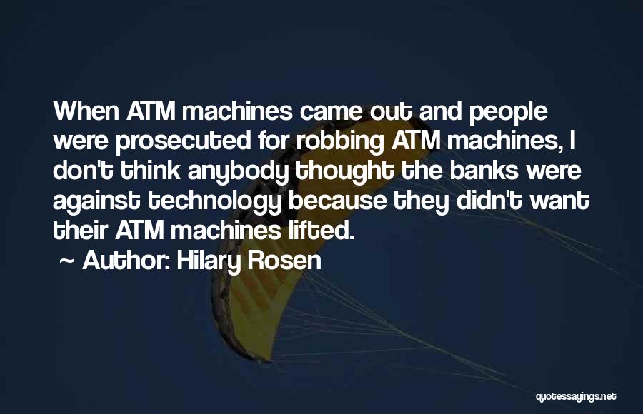 Atm Quotes By Hilary Rosen