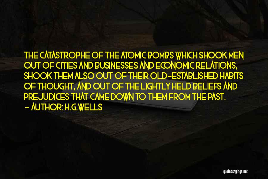 Atomic Bombs Quotes By H.G.Wells