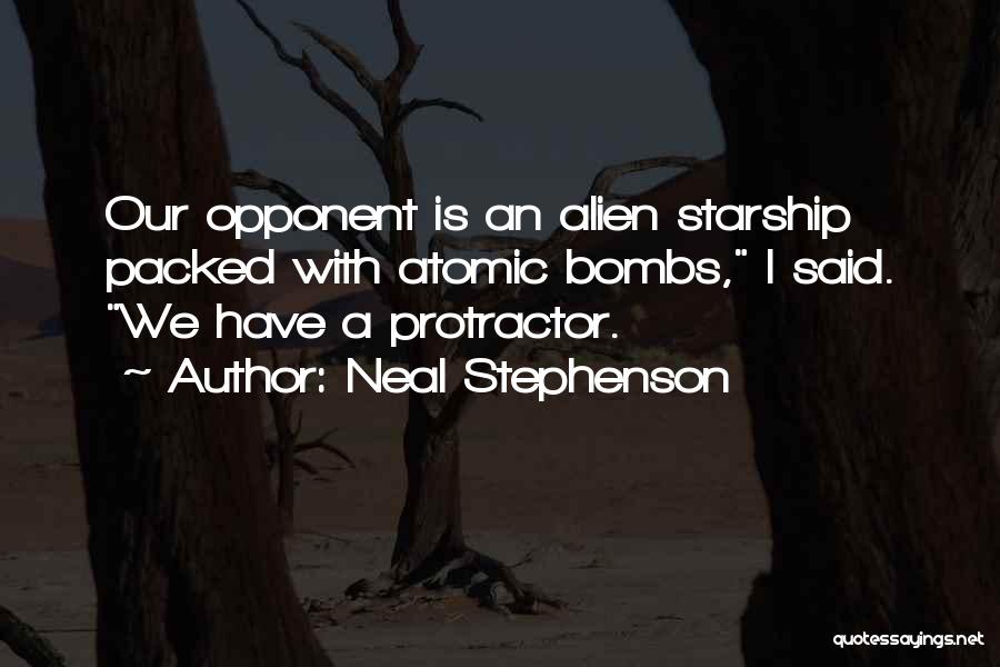 Atomic Bombs Quotes By Neal Stephenson