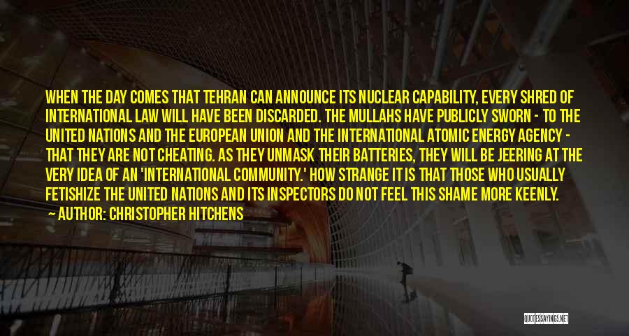 Atomic Energy Quotes By Christopher Hitchens