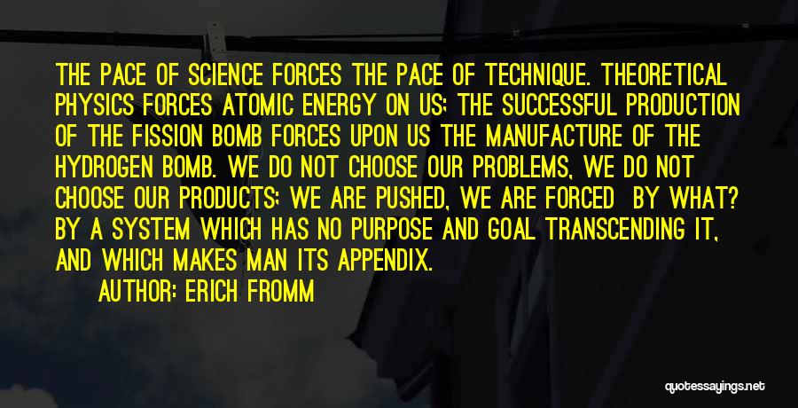 Atomic Energy Quotes By Erich Fromm