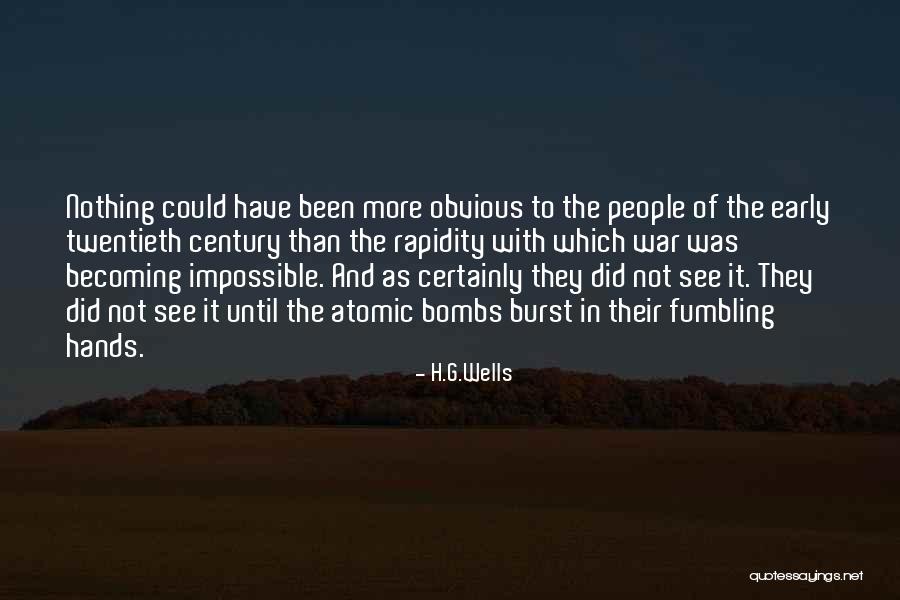 Atomic War Quotes By H.G.Wells Atomic War Quotes By H.G.Wells