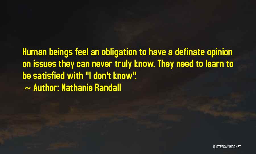Atredam Quotes By Nathanie Randall