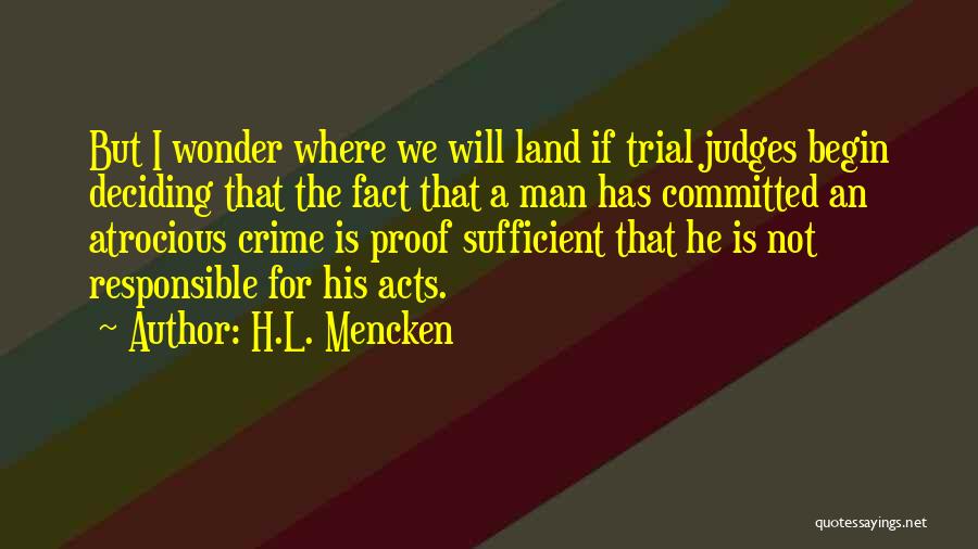 Atrocious Quotes By H.L. Mencken