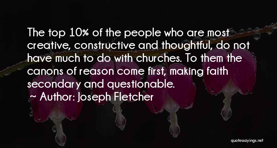 Atropellar Definicion Quotes By Joseph Fletcher